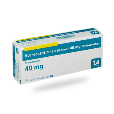 Atorvastatin 40mg Packung Ansicht