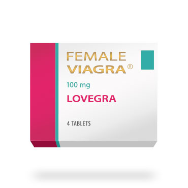 Vorderansicht von Lovegra 100mg Packung