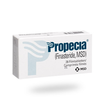 Propecia (Finasterid) 1mg Packung Ansicht
