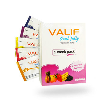 Valif Oral Jelly 20mg Packung vorderansicht
